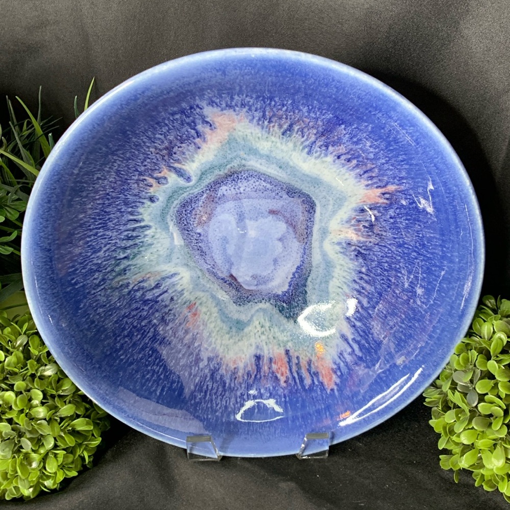 Cathy & David Robinson American Studio Art glazed stoneware bowl